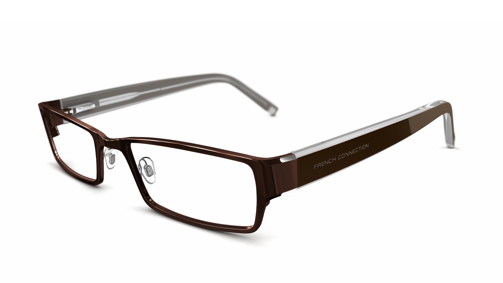 French Connection Dame briller FC 79 | Brun Metall Innfatning 1 595 kr ...