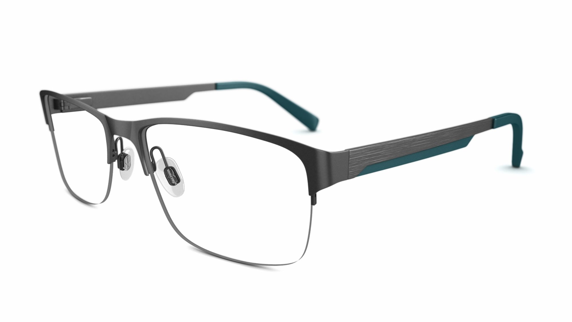 Specsavers Men's glasses WOLSEY Grey Metal Stainless steel Frame 299