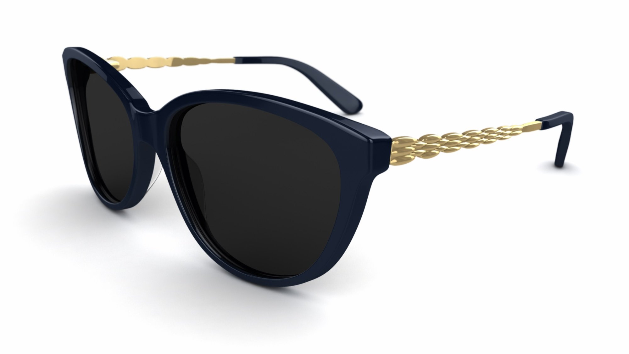 Specsavers Women's glasses GOA Sunglasses Blue Frame 149