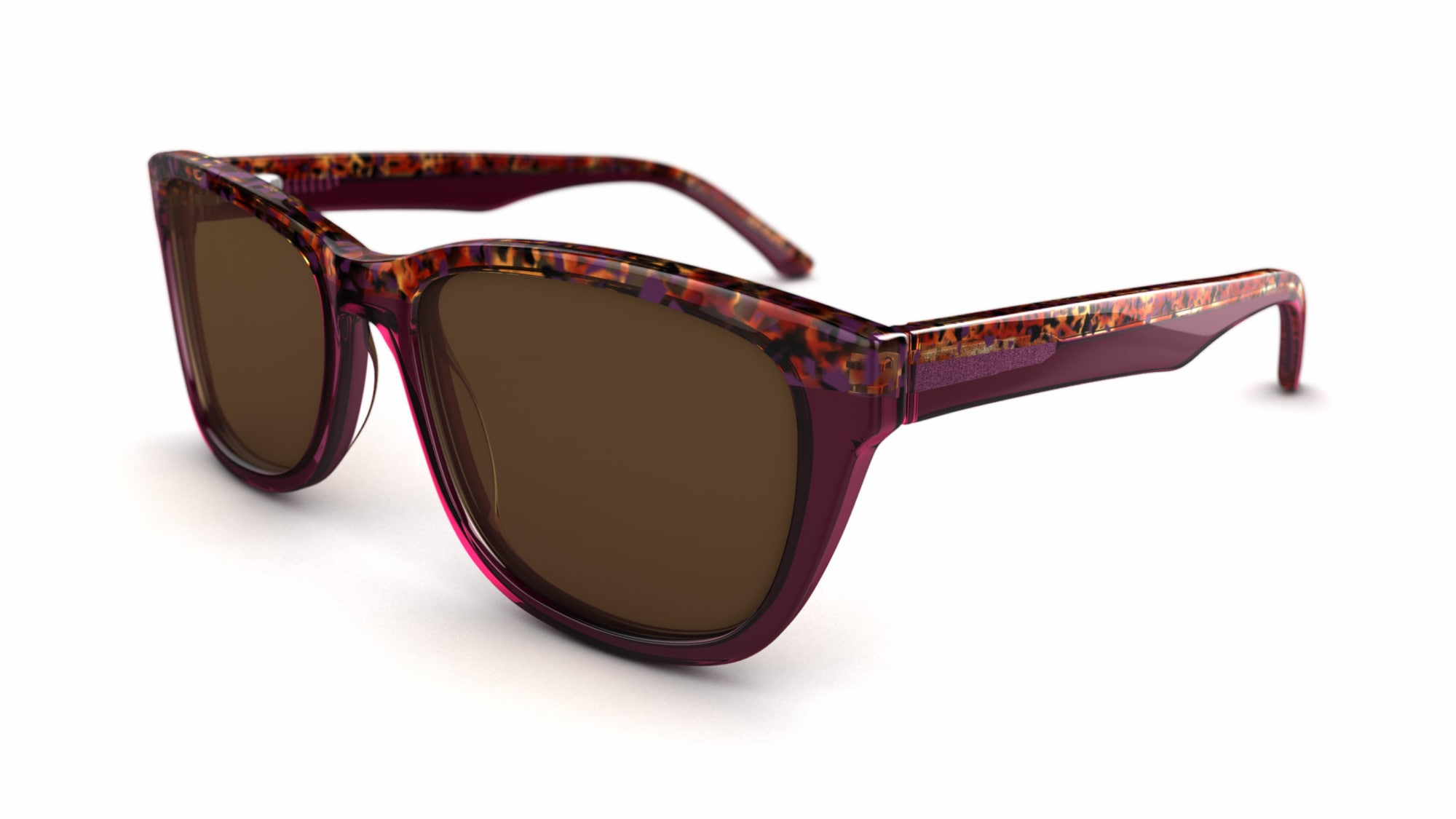 Specsavers Women's glasses SICILY Sunglasses Red Frame 249