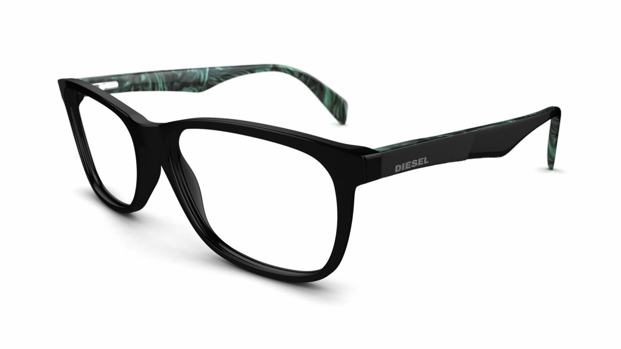 DIESEL Women's glasses DL5208 Black Acetate Plastic Frame 89