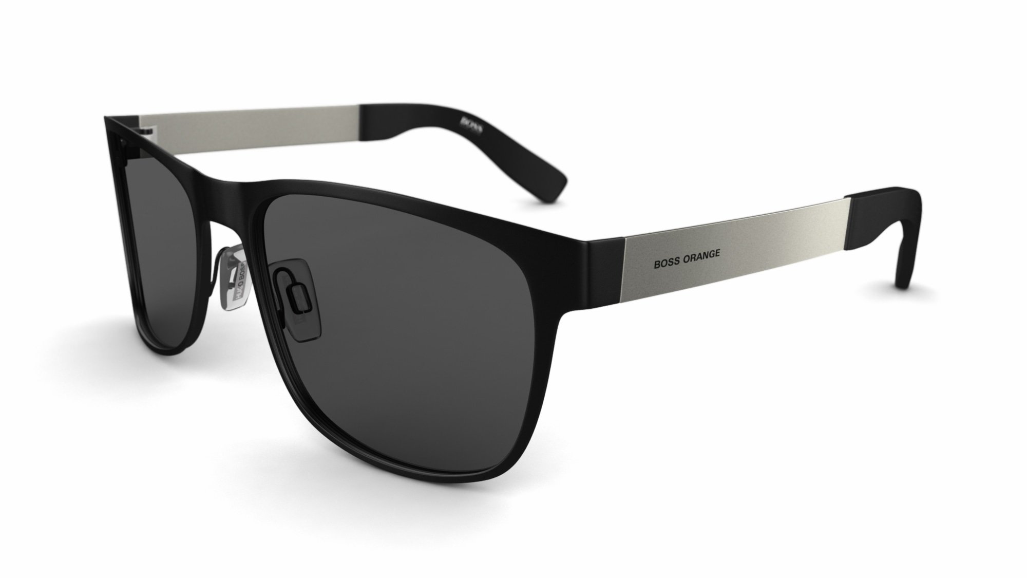 BOSS Orange Men's glasses BO Sunglasses 20 Black Frame 299