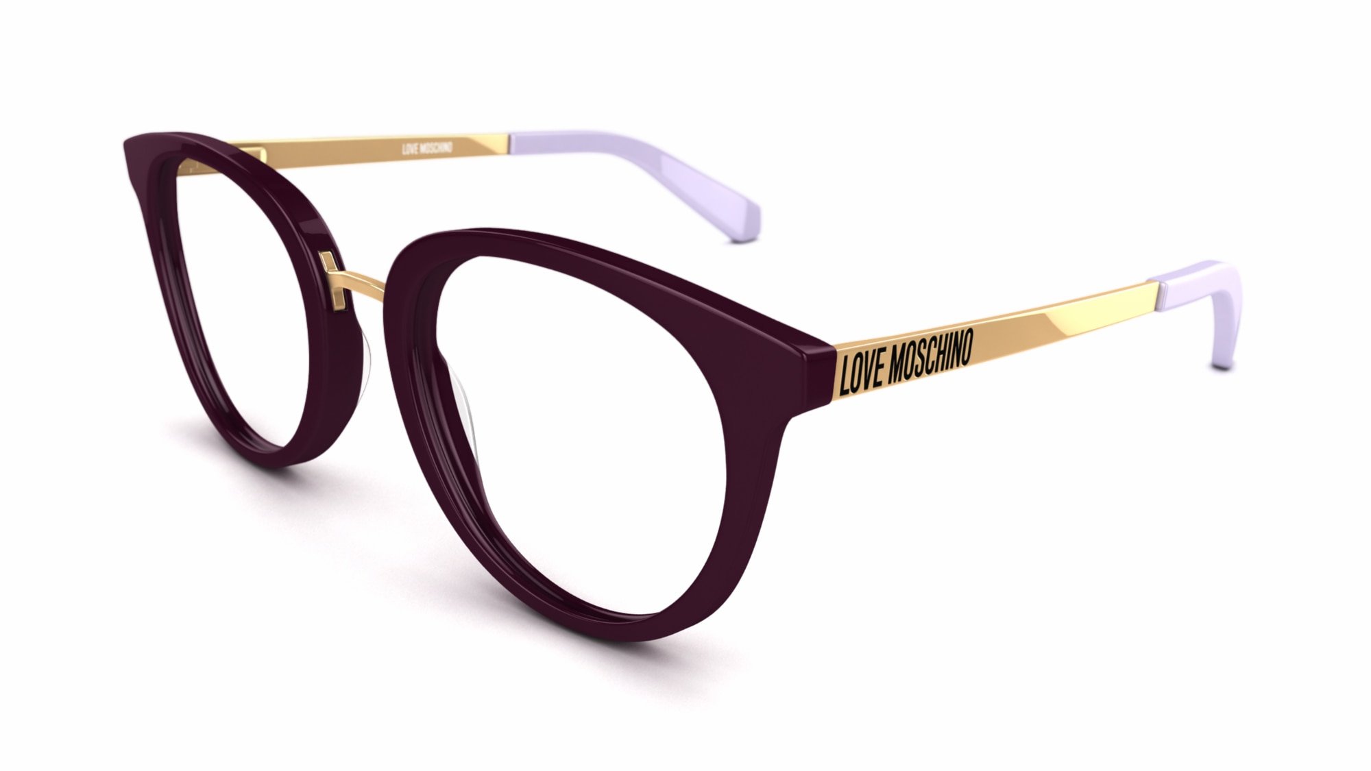 Love Moschino Women's glasses LM 22 Purple Frame 199 Specsavers