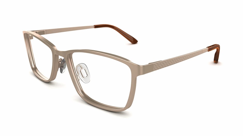 Specsavers Women's glasses SP 12 | Gold Geometric Metal Stainless steel ...