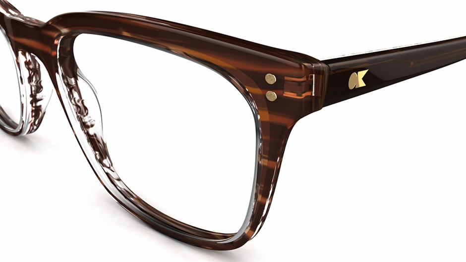 Orla Kiely Women's glasses ORLA KIELY 01 | Brown Square Plastic Acetate ...