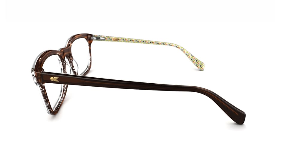 Orla Kiely Women's glasses ORLA KIELY 01 Brown Square Plastic Acetate