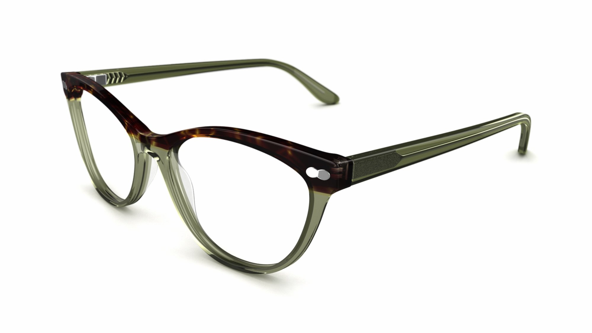 Specsavers Women's glasses GINAN Green Frame 249 Specsavers Australia