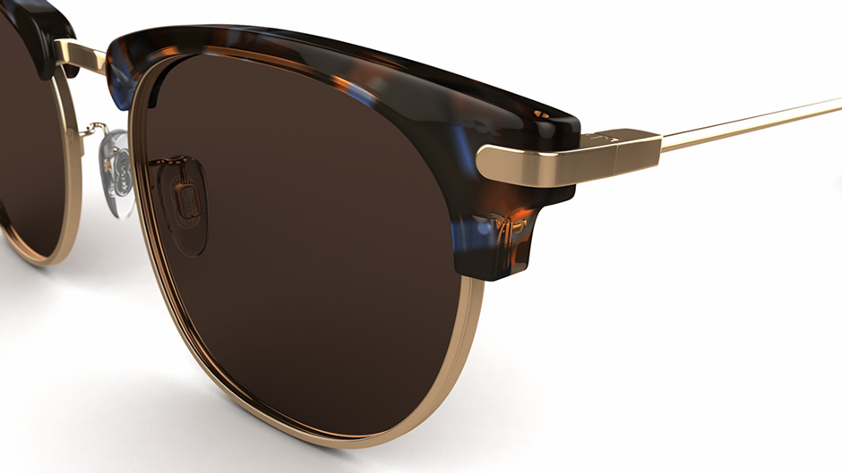 Enhanced Fit Women's glasses SANT ANTONI Sunglasses Brown Frame 459