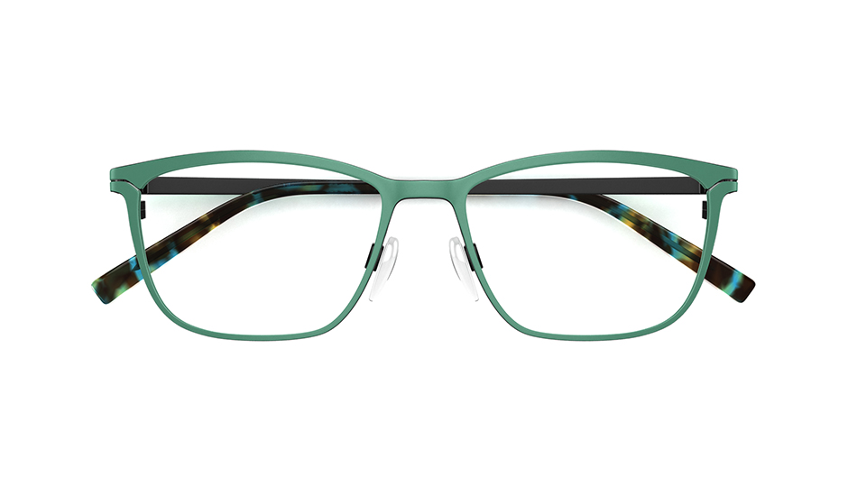 Specsavers Women s Glasses J TITANIUM 06 Black Rectangle Metal 