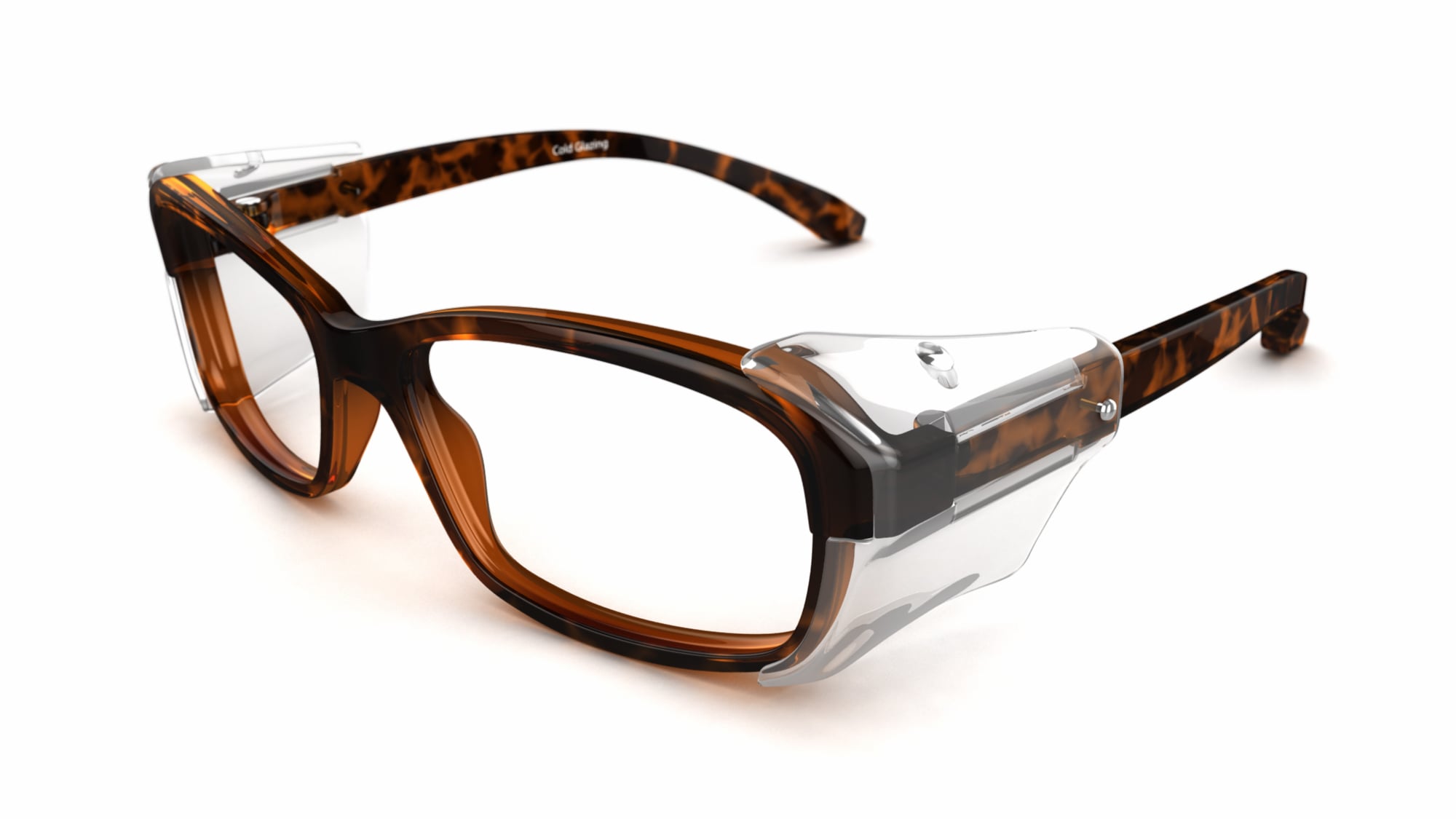 Specsavers Men's glasses ENGINEER SAFETY Black Geometric Plastic